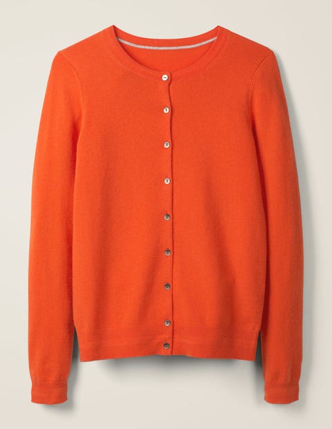 Cashmere Crew Cardigan - Firework Cashmere Crew Cardigan - Firework