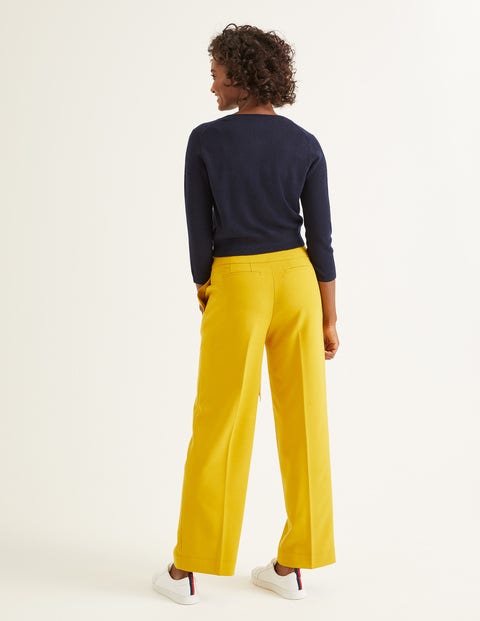 Cashmere Crop Crew Cardigan - Navy Cashmere Crop Crew Cardigan - Navy