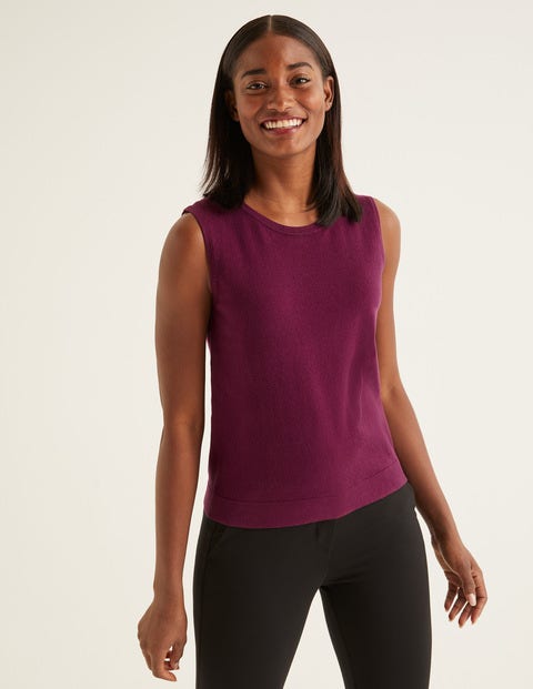 Favourite Cotton Knitted Tank - Ruby Ring Favourite Cotton Knitted Tank - Ruby Ring