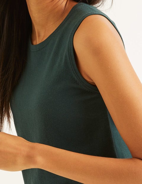 Favourite Cotton Knitted Tank - Midnight Garden Favourite Cotton Knitted Tank - Midnight Garden