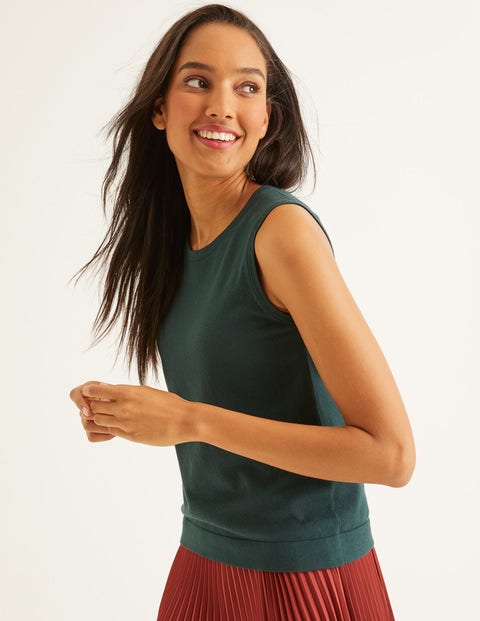 Favourite Cotton Knitted Tank - Midnight Garden Favourite Cotton Knitted Tank - Midnight Garden