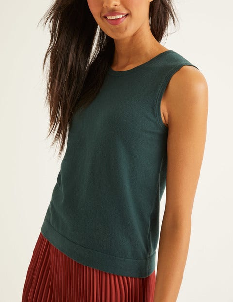 Favourite Cotton Knitted Tank - Midnight Garden Favourite Cotton Knitted Tank - Midnight Garden