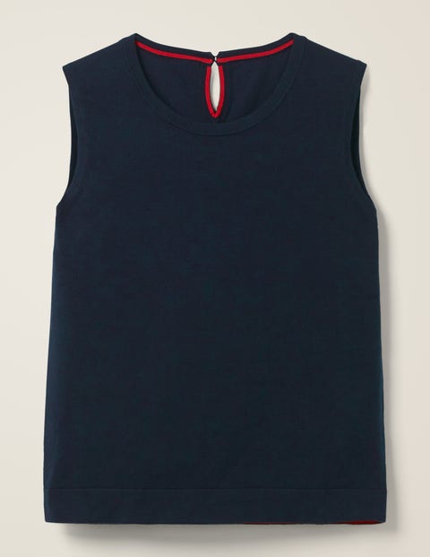 Favourite Knitted Tank - Navy Favourite Knitted Tank - Navy