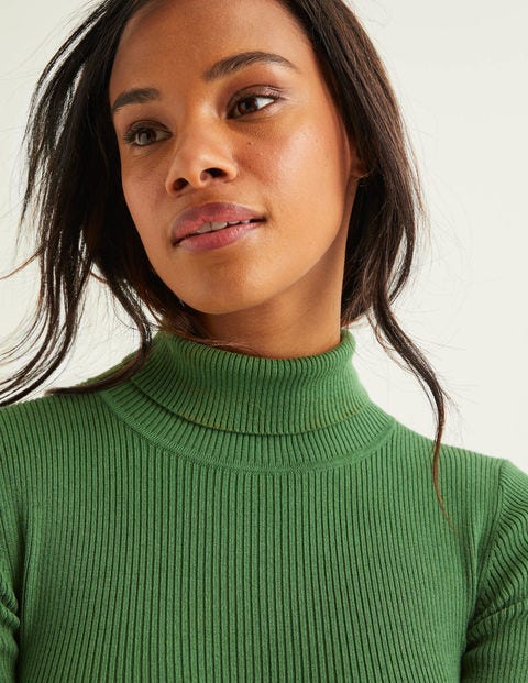 Tilly Roll Neck Sweater - Broad Bean Tilly Roll Neck Sweater - Broad Bean