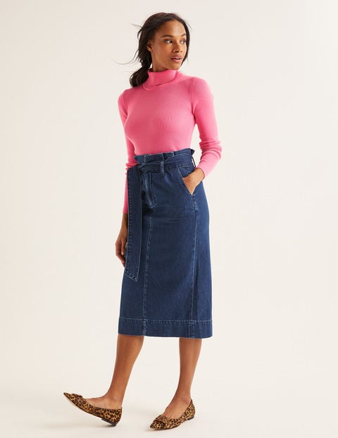 Tilly Roll Neck Jumper - Crayon Pink Tilly Roll Neck Jumper - Crayon Pink