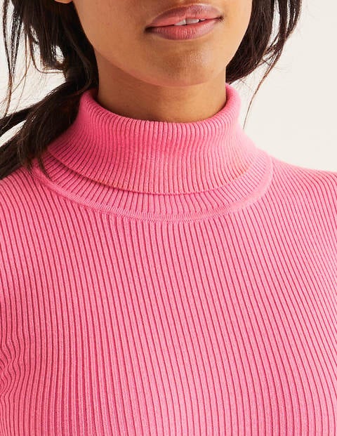 Tilly Roll Neck Jumper - Crayon Pink Tilly Roll Neck Jumper - Crayon Pink