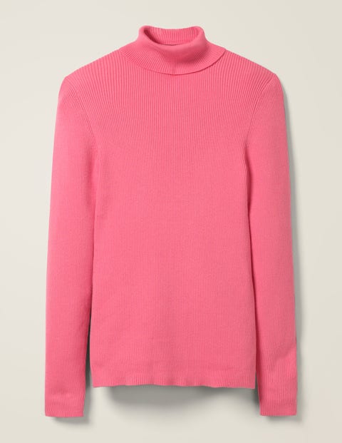 Tilly Roll Neck Jumper - Crayon Pink Tilly Roll Neck Jumper - Crayon Pink