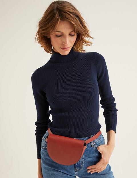 Tilly Roll Neck Jumper - Navy Tilly Roll Neck Jumper - Navy