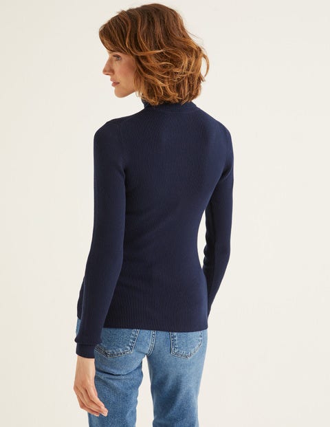 Tilly Roll Neck Jumper - Navy Tilly Roll Neck Jumper - Navy
