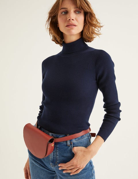 Tilly Roll Neck Jumper - Navy Tilly Roll Neck Jumper - Navy