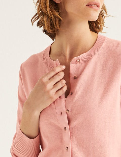 Amelia Crew Cardigan - Chalky Pink Amelia Crew Cardigan - Chalky Pink