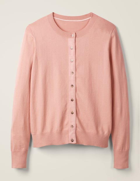 Amelia Crew Cardigan - Chalky Pink Amelia Crew Cardigan - Chalky Pink