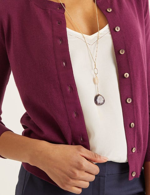 Amelia Crew Cardigan - Ruby Ring Amelia Crew Cardigan - Ruby Ring