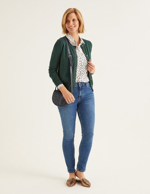 Amelia Crew Cardigan - Midnight Green Amelia Crew Cardigan - Midnight Green