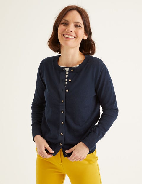 Amelia Crew Cardigan - Navy Amelia Crew Cardigan - Navy