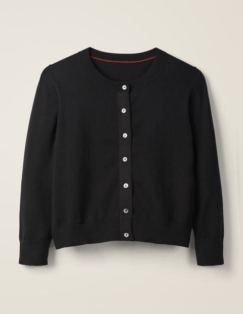 Amelia Kurzer Cardigan - Schwarz Amelia Kurzer Cardigan - Schwarz