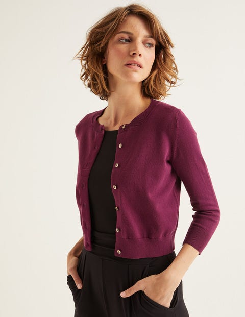 Amelia Crop Cardigan - Ruby Ring Amelia Crop Cardigan - Ruby Ring