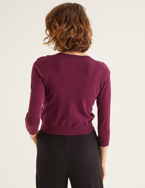 Amelia Crop Cardigan - Ruby Ring Amelia Crop Cardigan - Ruby Ring