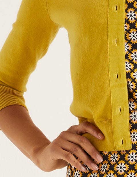Amelia Crop Cardigan - Saffron Amelia Crop Cardigan - Saffron