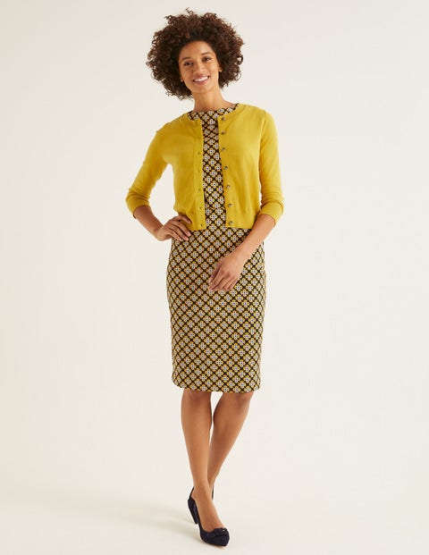 Amelia Crop Cardigan - Saffron Amelia Crop Cardigan - Saffron