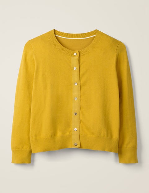 Amelia Crop Cardigan - Saffron Amelia Crop Cardigan - Saffron
