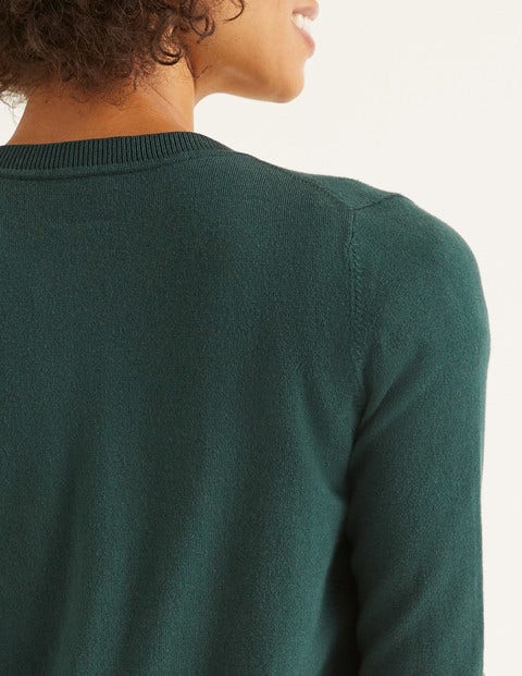 Amelia Crop Cardigan - Midnight Green Amelia Crop Cardigan - Midnight Green