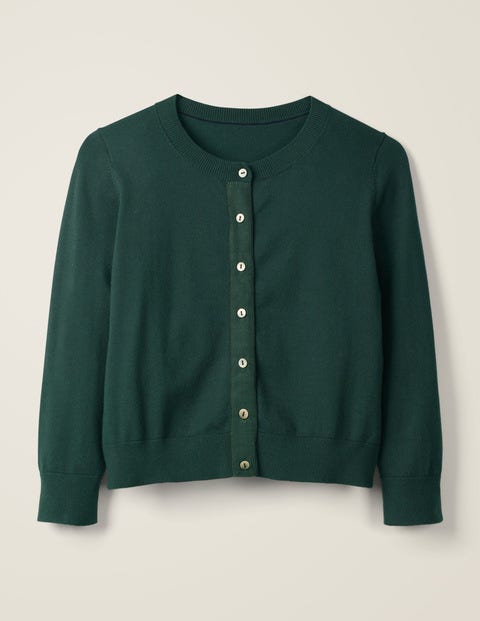 Amelia Crop Cardigan - Midnight Green Amelia Crop Cardigan - Midnight Green