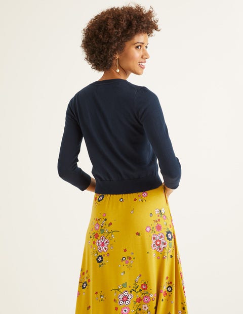 Cardigan Court Amelia - Bleu marine Cardigan Court Amelia - Bleu marine
