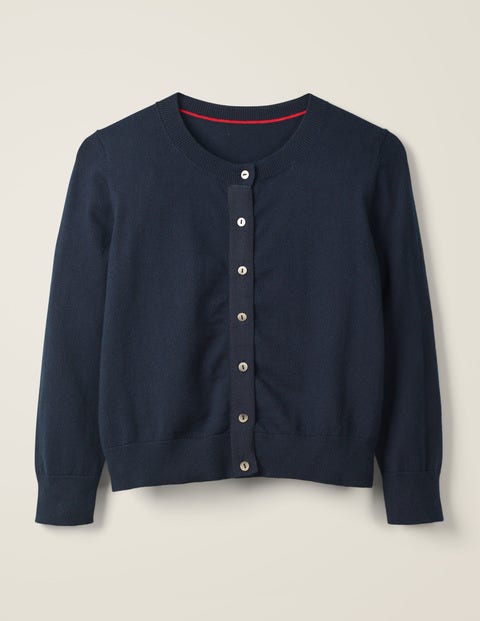 Cardigan Court Amelia - Bleu marine Cardigan Court Amelia - Bleu marine