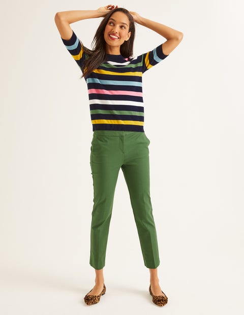 Rachel Knitted Tee - Navy Multi Stripe Rachel Knitted Tee - Navy Multi Stripe