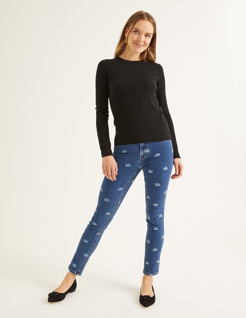 Cashmere Crew Neck Sweater - Black Cashmere Crew Neck Sweater - Black
