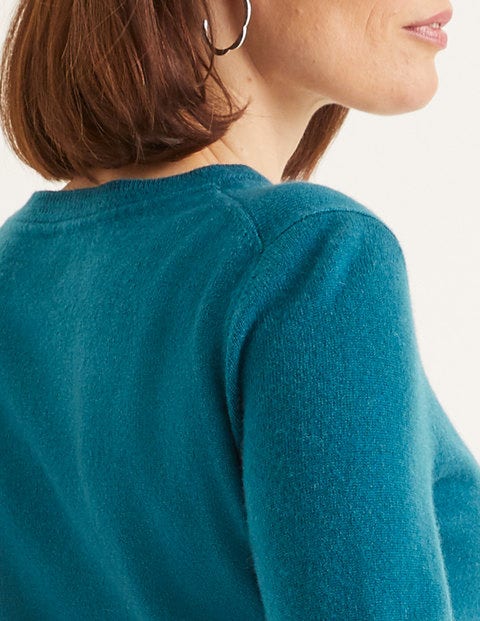Cashmere Crew Neck Jumper - Baltic Cashmere Crew Neck Jumper - Baltic