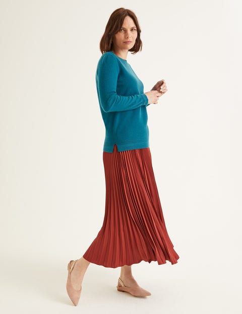 Cashmere Crew Neck Jumper - Baltic Cashmere Crew Neck Jumper - Baltic