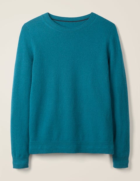 Cashmere Crew Neck Jumper - Baltic Cashmere Crew Neck Jumper - Baltic