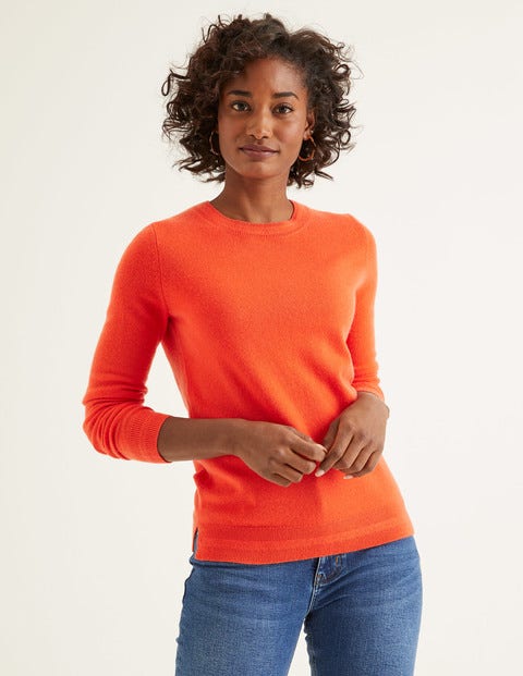 Cashmere Crew Neck Jumper - Firework Cashmere Crew Neck Jumper - Firework