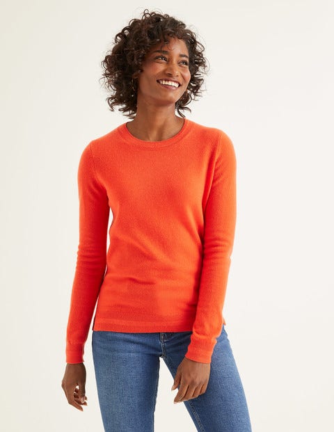 Cashmere Crew Neck Jumper - Firework Cashmere Crew Neck Jumper - Firework