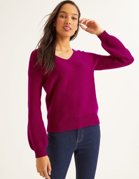 Margot Jumper - Vibrant Plum Margot Jumper - Vibrant Plum