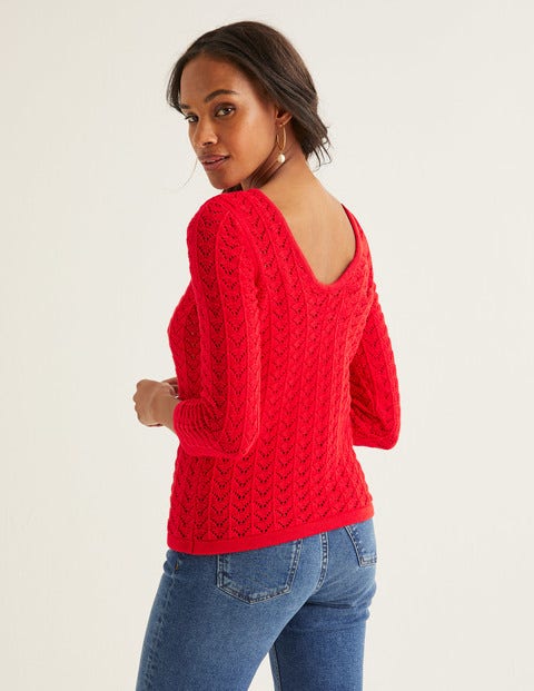 Amelie Pullover - Signalrot Amelie Pullover - Signalrot