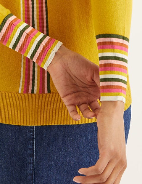 Cassandra V-Neck Jumper - Saffron Cassandra V-Neck Jumper - Saffron