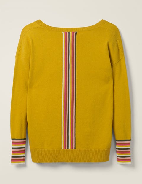 Cassandra V-Neck Jumper - Saffron Cassandra V-Neck Jumper - Saffron