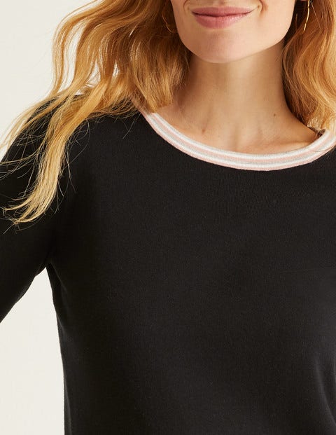 Elina Jumper - Black/Multi Tipping Elina Jumper - Black/Multi Tipping