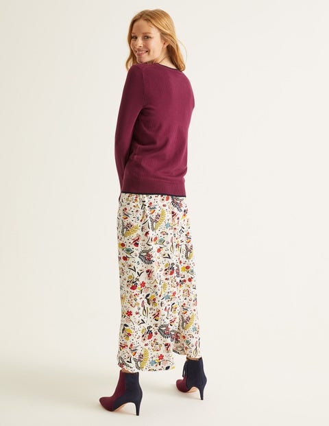 Elina Jumper - Ruby Ring/Navy Tipping Elina Jumper - Ruby Ring/Navy Tipping