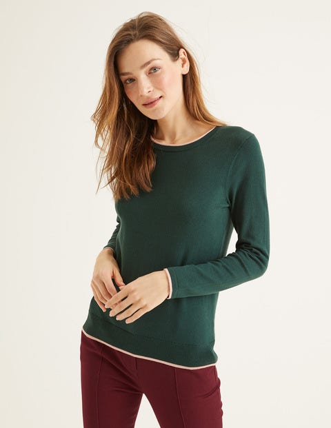 Elina Jumper - Midnight Garden/Pink Tipping Elina Jumper - Midnight Garden/Pink Tipping