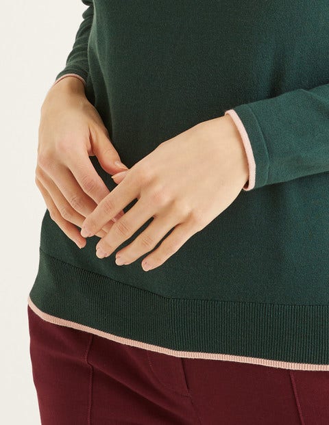 Elina Jumper - Midnight Garden/Pink Tipping Elina Jumper - Midnight Garden/Pink Tipping