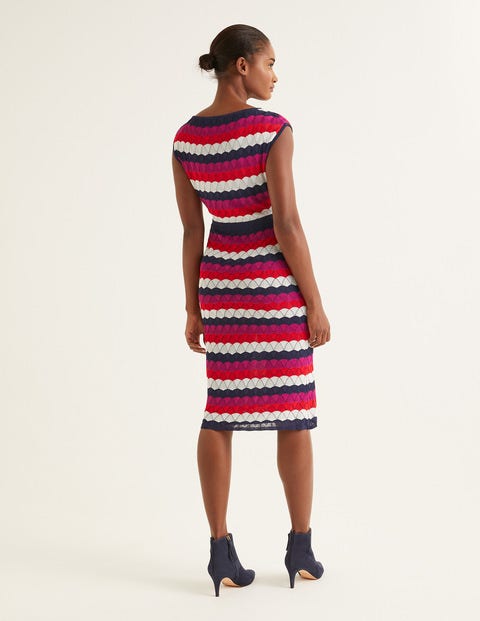 Opal Dress - Navy Multi Stripe Opal Dress - Navy Multi Stripe