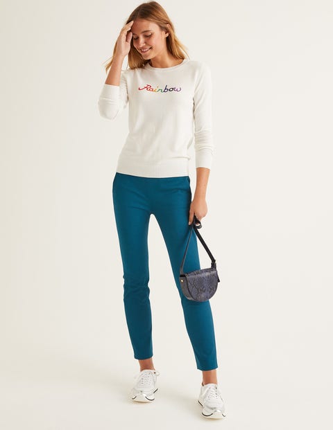 Estella Jumper - Ivory Rainbow Estella Jumper - Ivory Rainbow