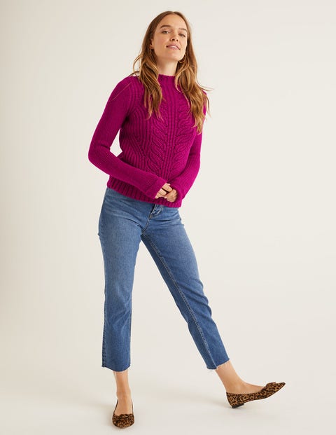 Claire Sweater - Vibrant Plum Claire Sweater - Vibrant Plum