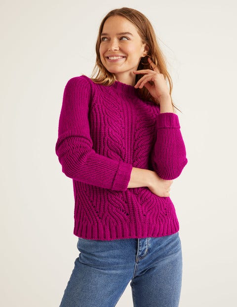 Claire Sweater - Vibrant Plum Claire Sweater - Vibrant Plum