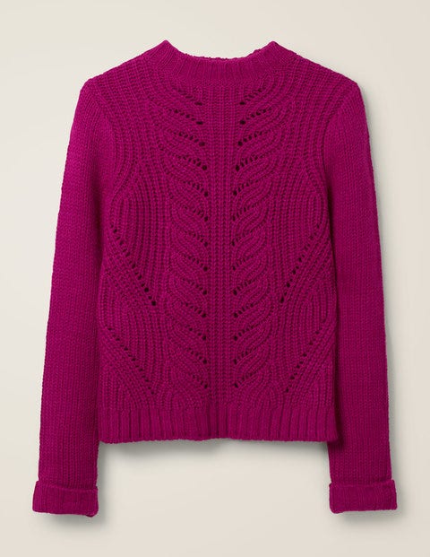 magenta sweater