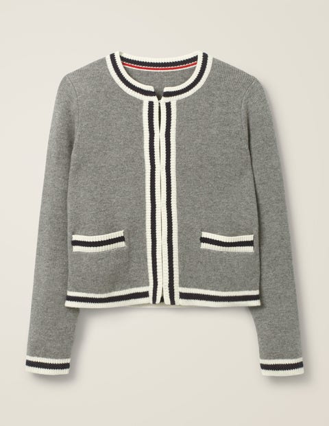 Daisy Cardigan - Grau Melange Daisy Cardigan - Grau Melange